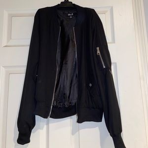 Black Bomber Jacket